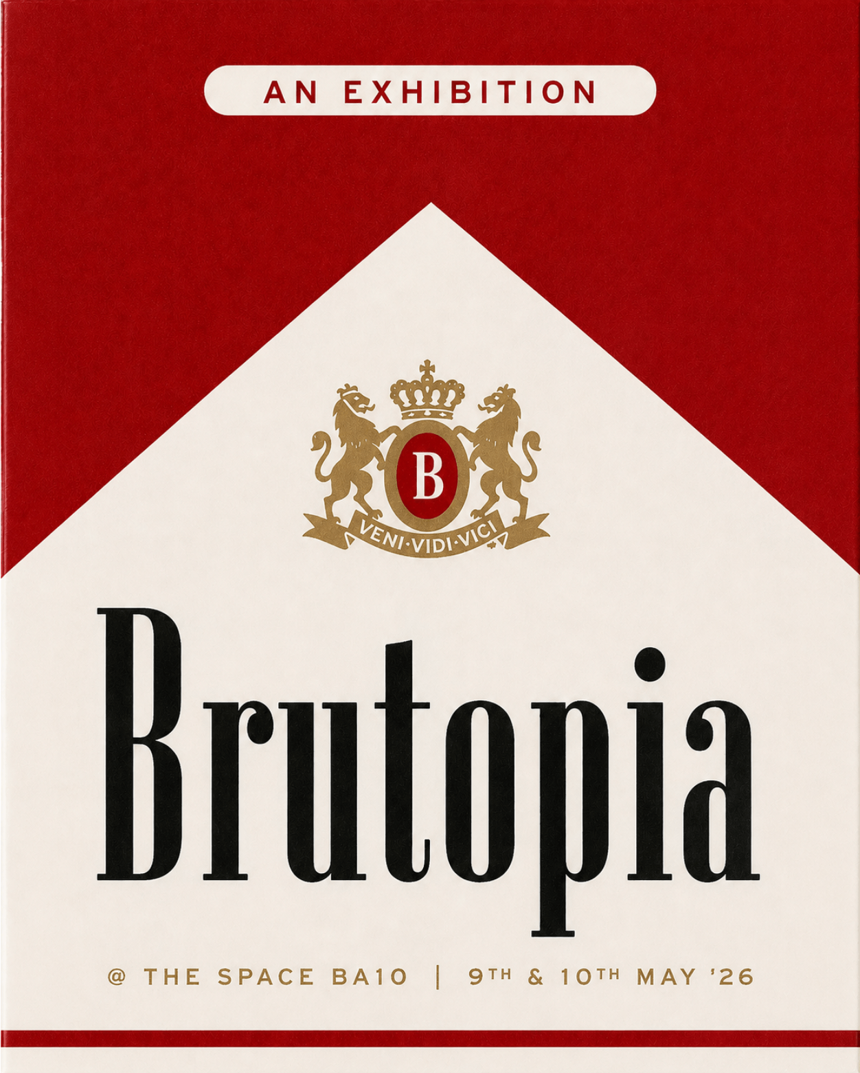 Brutopia exhibition poster